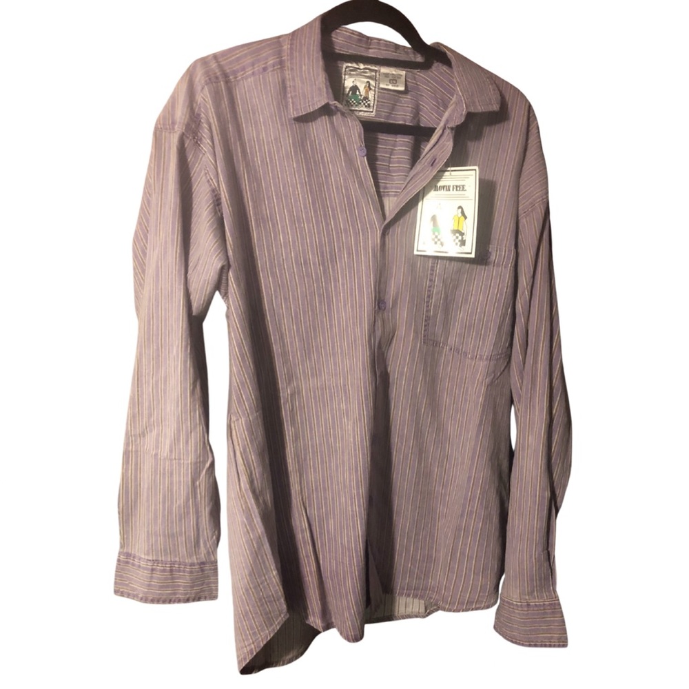 NWT Vintage 80’s Movin Free Button Down
